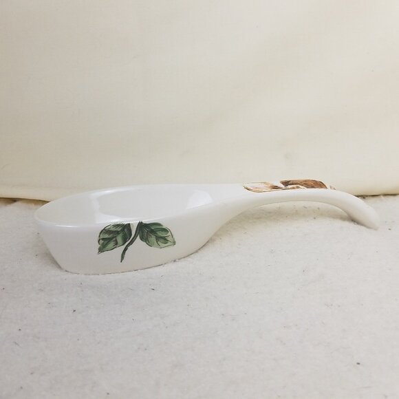 Spoon Rest Ceramic Spring Easter Floral Bunny Rabbit Maxcera - Picture 6 of 11